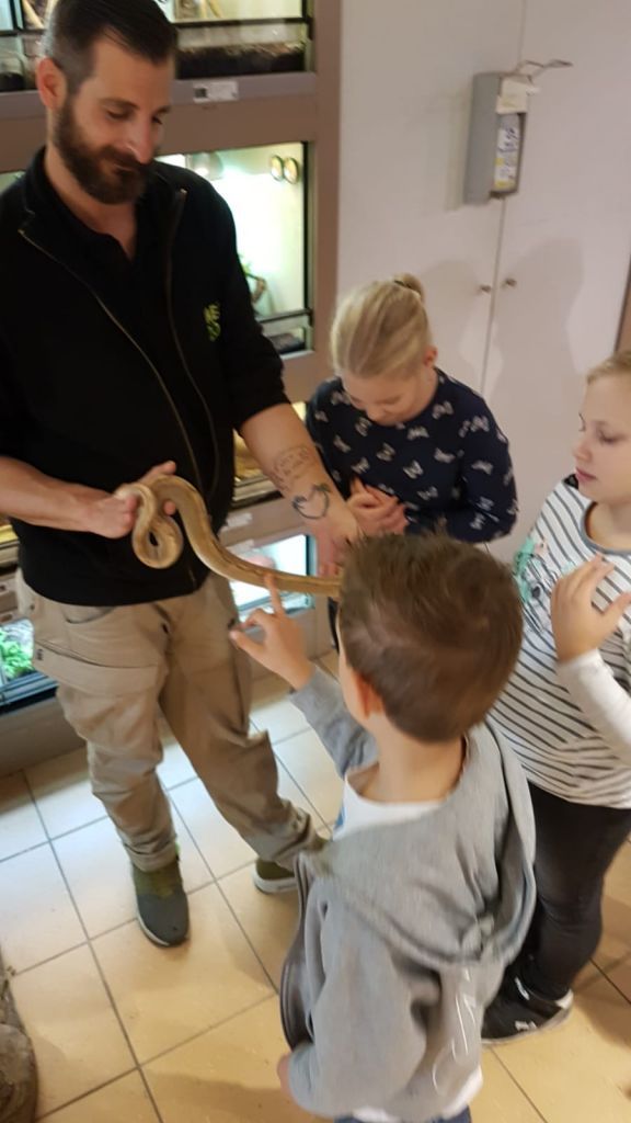 keine Berührungsängste vor Schlangen... keine Berührungsängste vor Schlangen...