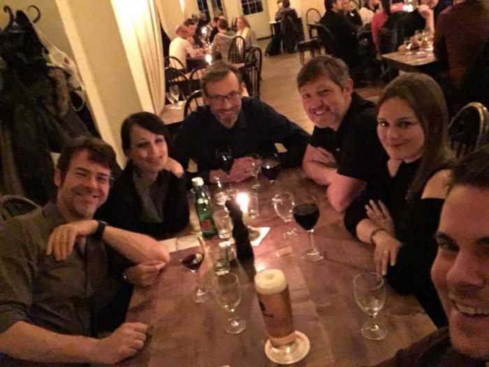 Gruppenfoto beim Kennenlernabend