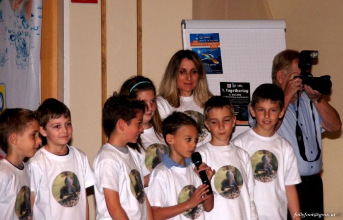 Die Kinder geben ihre Erfahrungen weiter